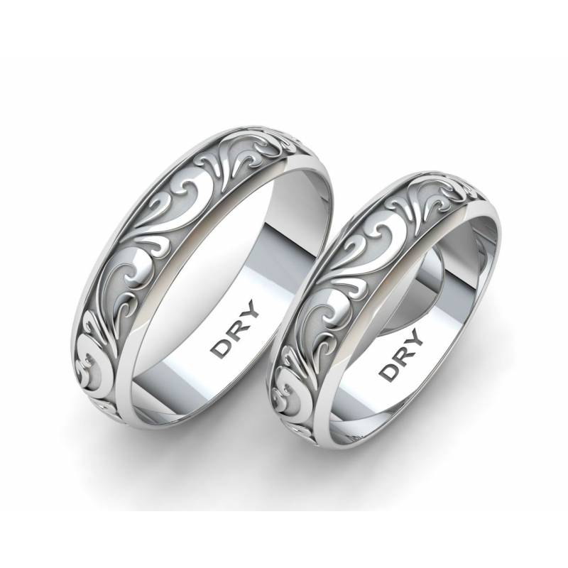 Vintage Silver Wedding Bands. Discover this beautiful design| Pepe Dry ...